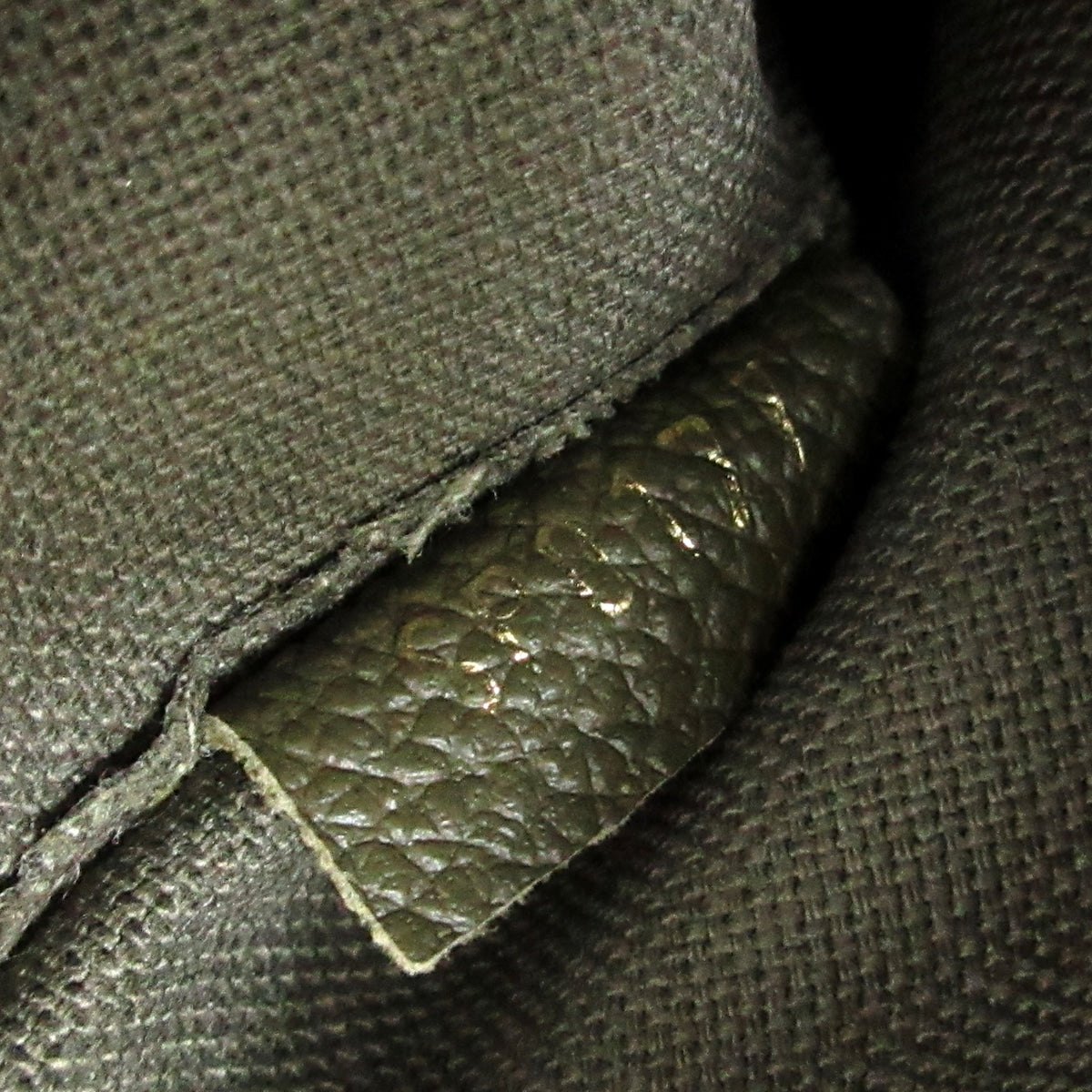 Louis Vuitton Khaki Leather Vosges handbag bag