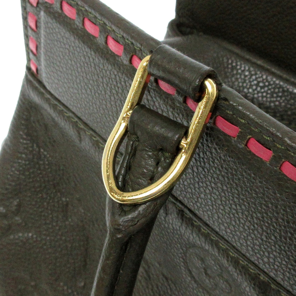 Louis Vuitton Khaki Leather Vosges handbag bag