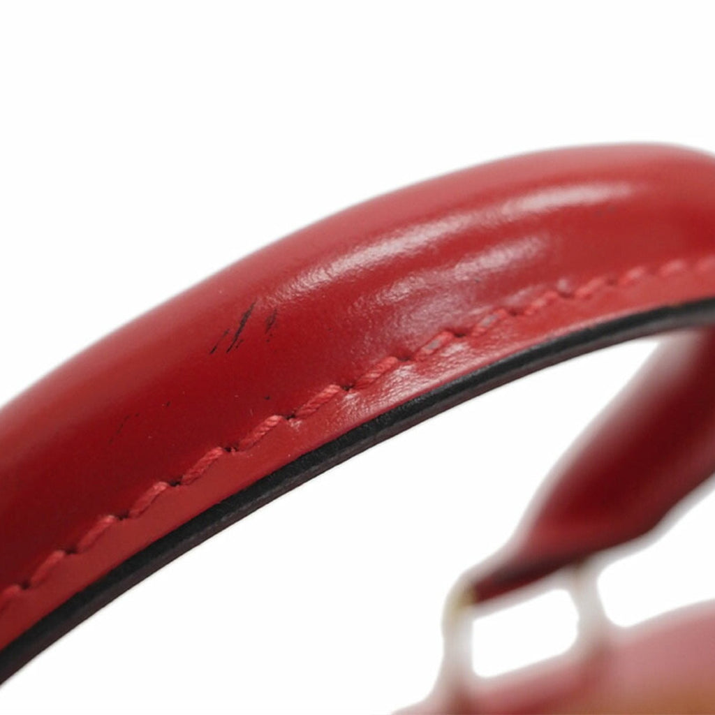 Louis Vuitton Red Leather Speedy 30 handbag bag
