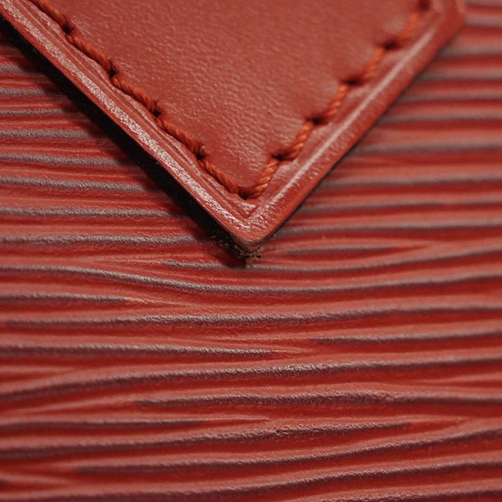 Louis Vuitton Red Leather Speedy 30 handbag bag