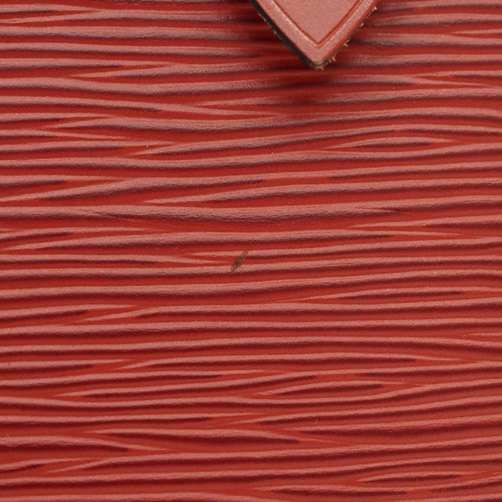 Louis Vuitton Red Leather Speedy 30 handbag bag