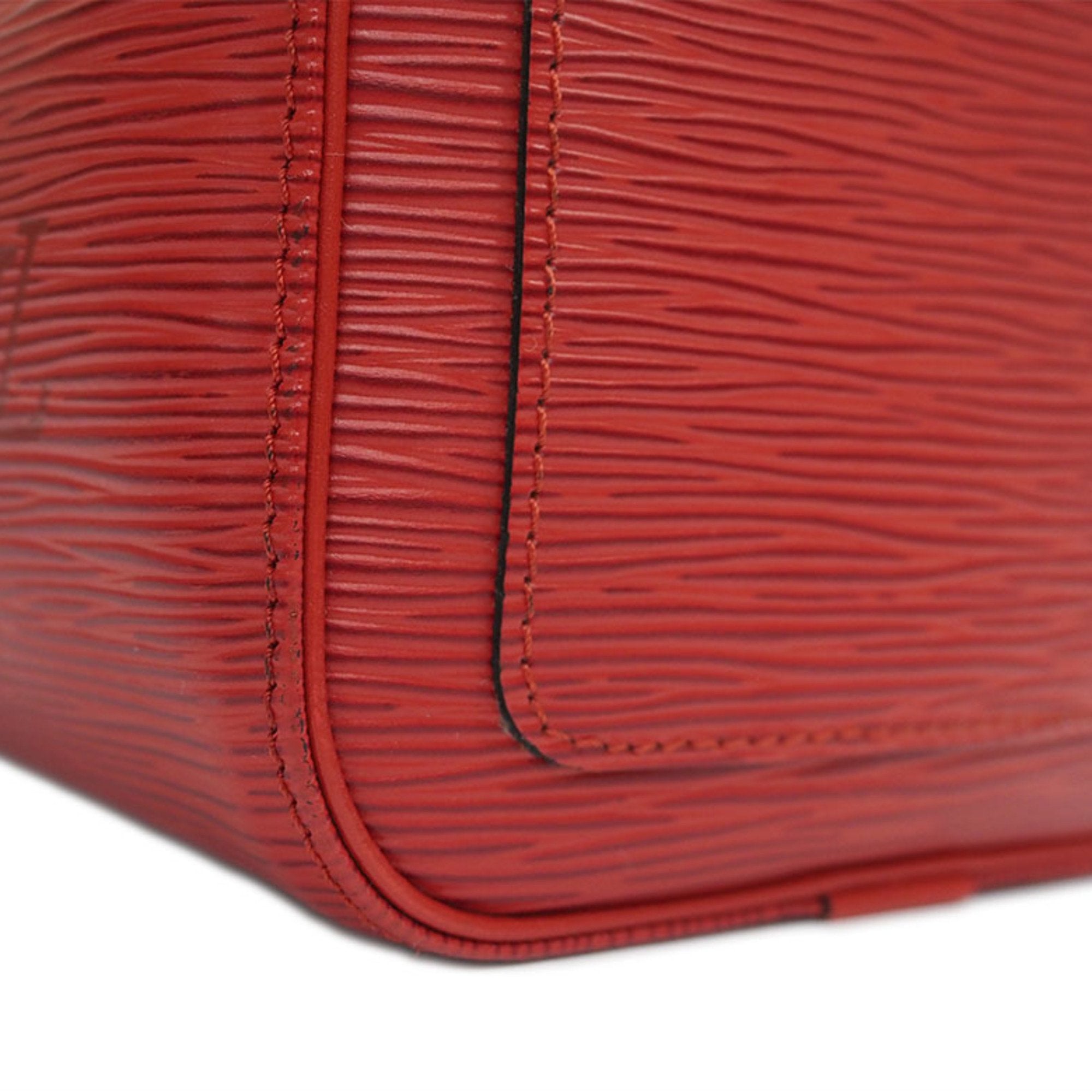 Louis Vuitton Red Leather Speedy 30 handbag bag