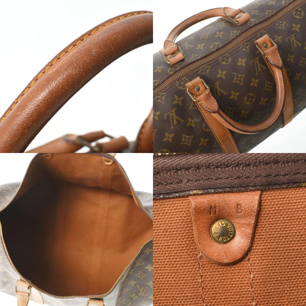 Louis Vuitton Brown Canvas Keepall 50 travel bag