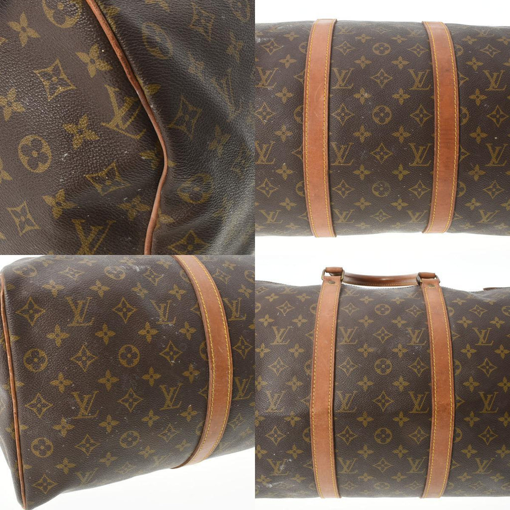 Louis Vuitton Brown Canvas Keepall 50 travel bag