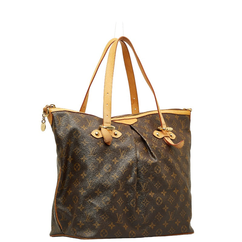 Louis Vuitton Monogram Palermo GM Shoulder Bag M40146 Brown PVC Leather  Louis Vuitton