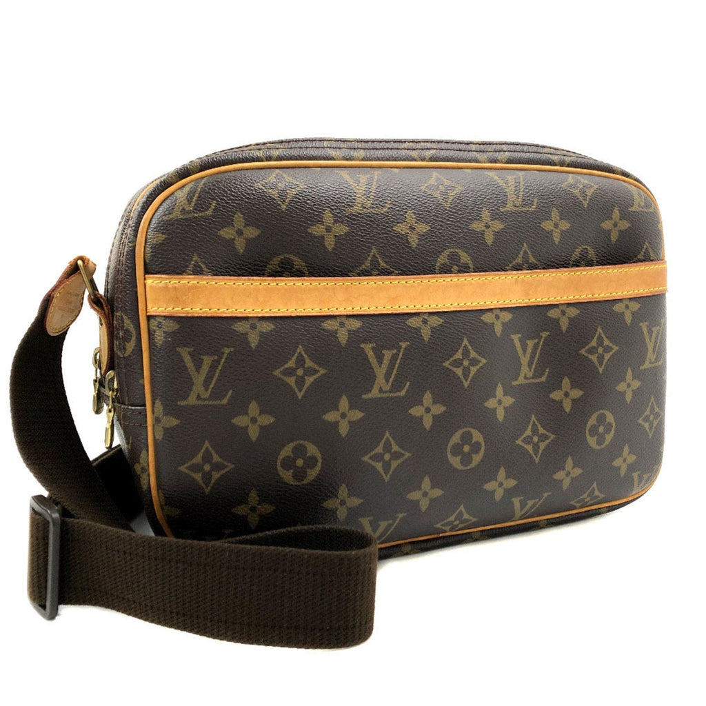 Louis Vuitton Brown Canvas Reporter shoulder bag