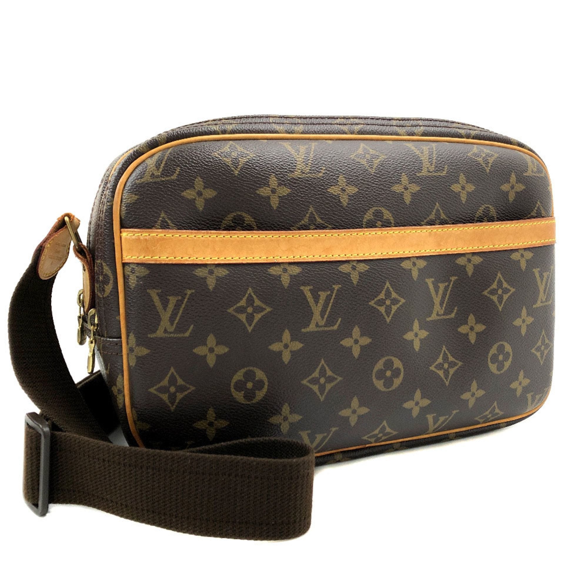 Louis Vuitton Brown Canvas Reporter shoulder bag