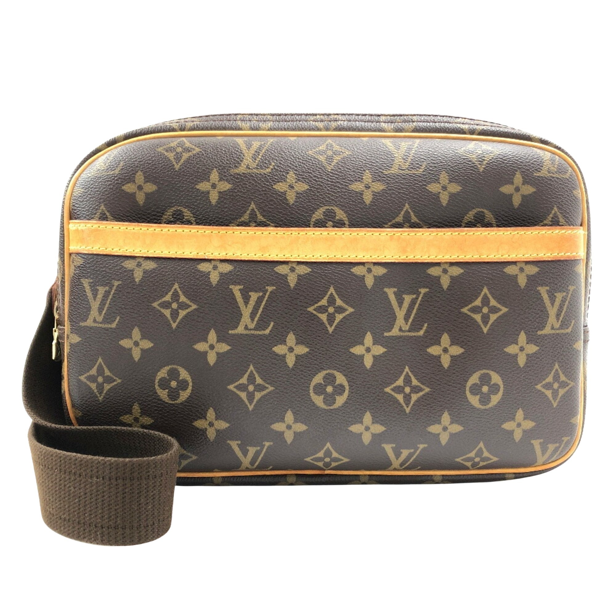 Louis Vuitton Brown Canvas Reporter shoulder bag
