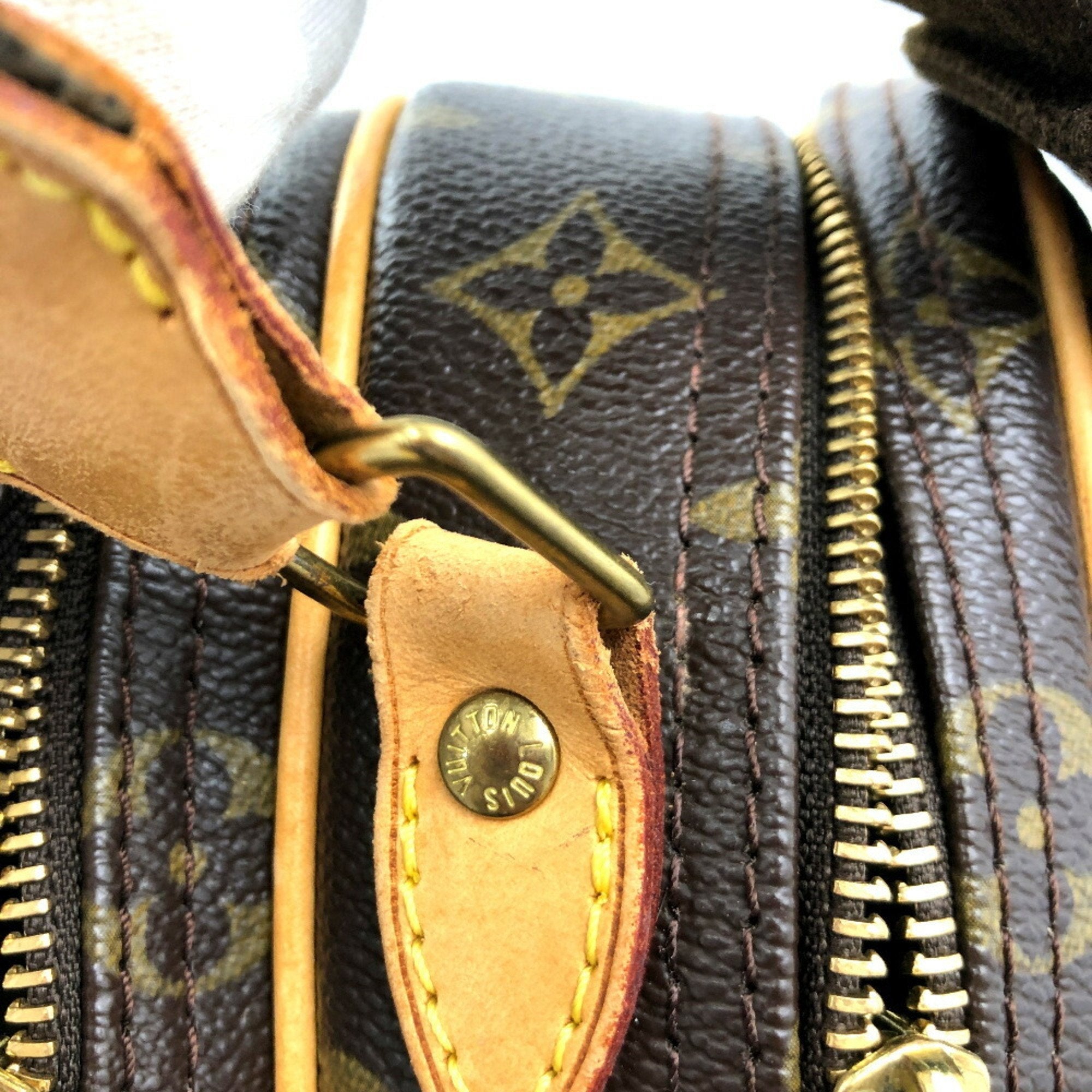 Louis Vuitton Brown Canvas Reporter shoulder bag