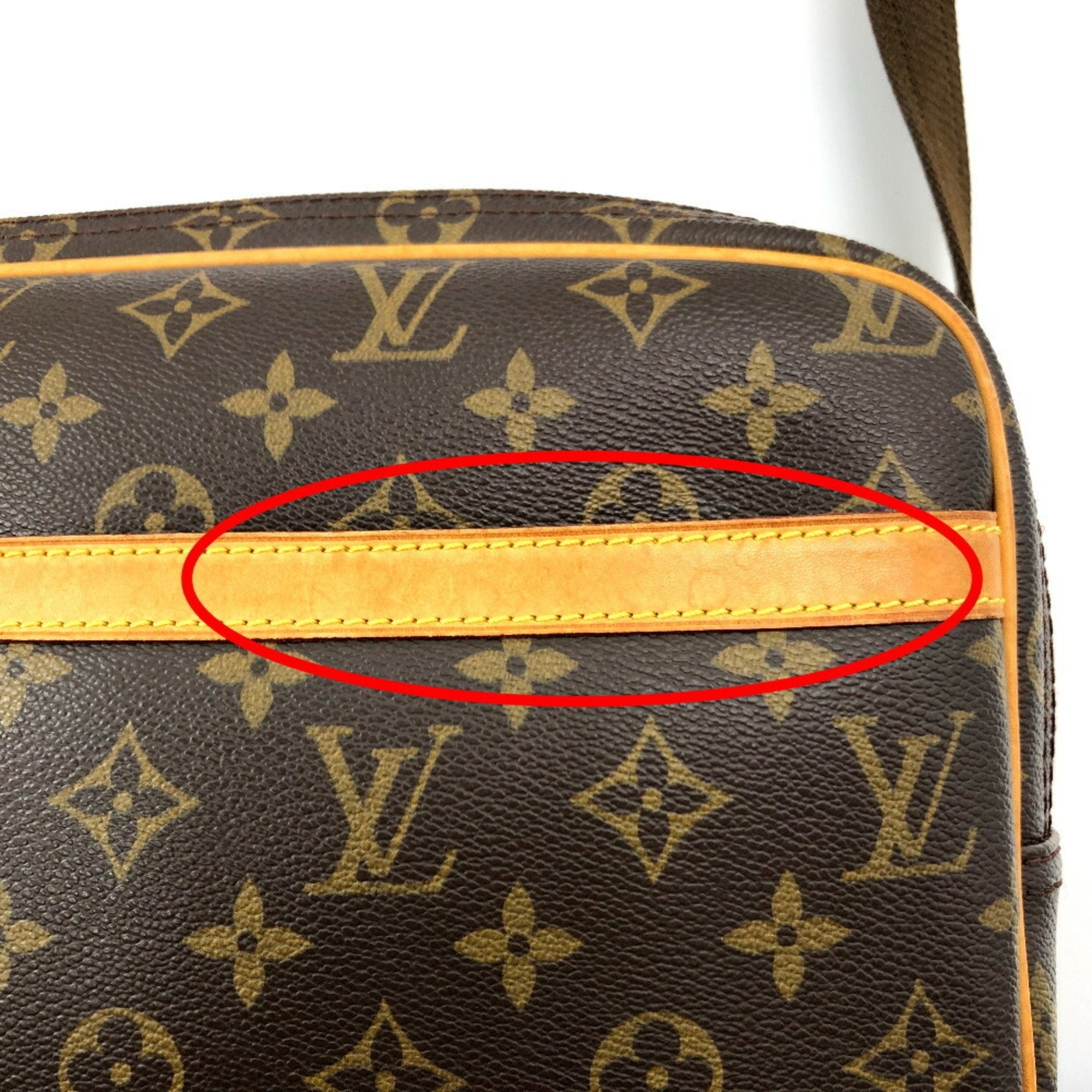 Louis Vuitton Brown Canvas Reporter shoulder bag