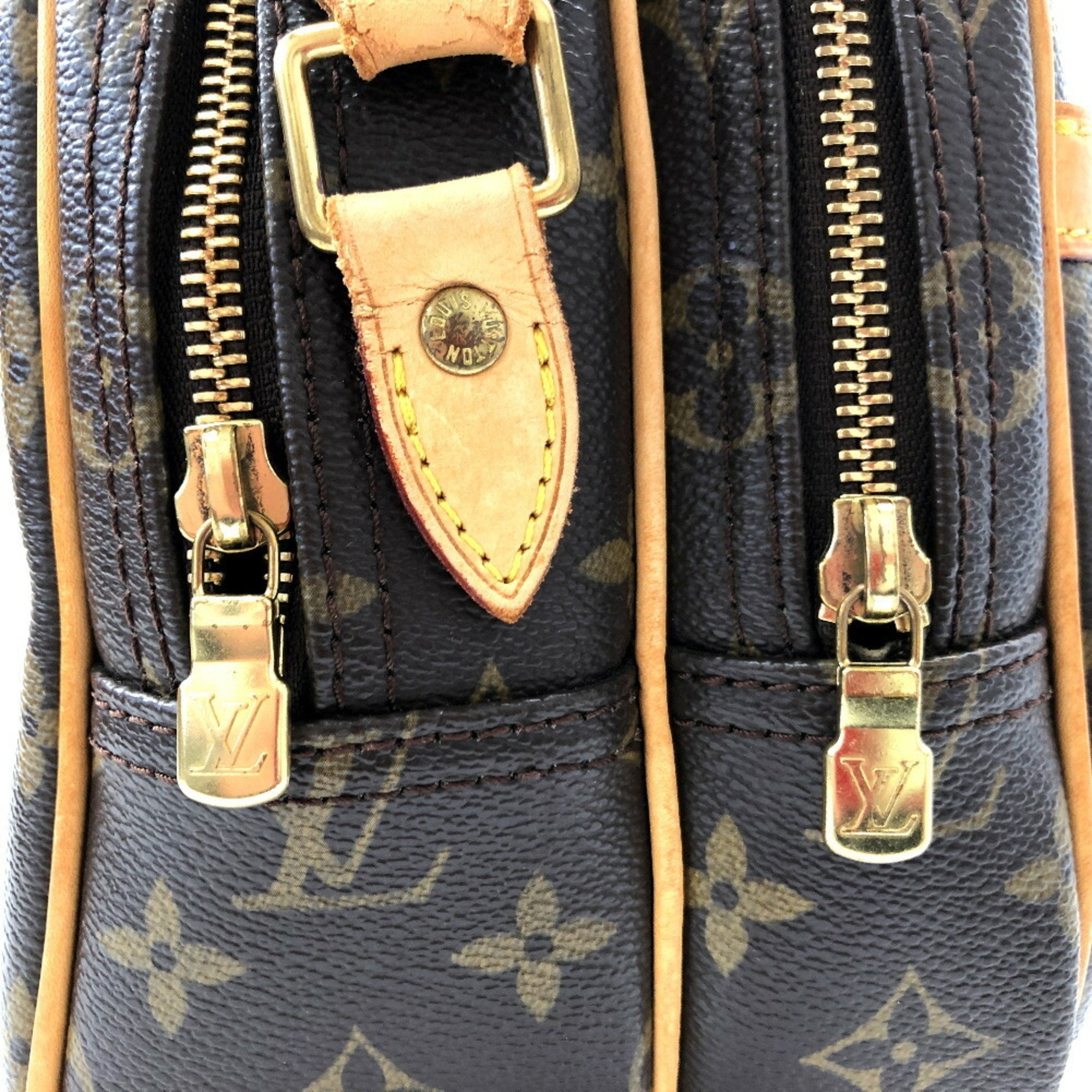 Louis Vuitton Brown Canvas Reporter shoulder bag