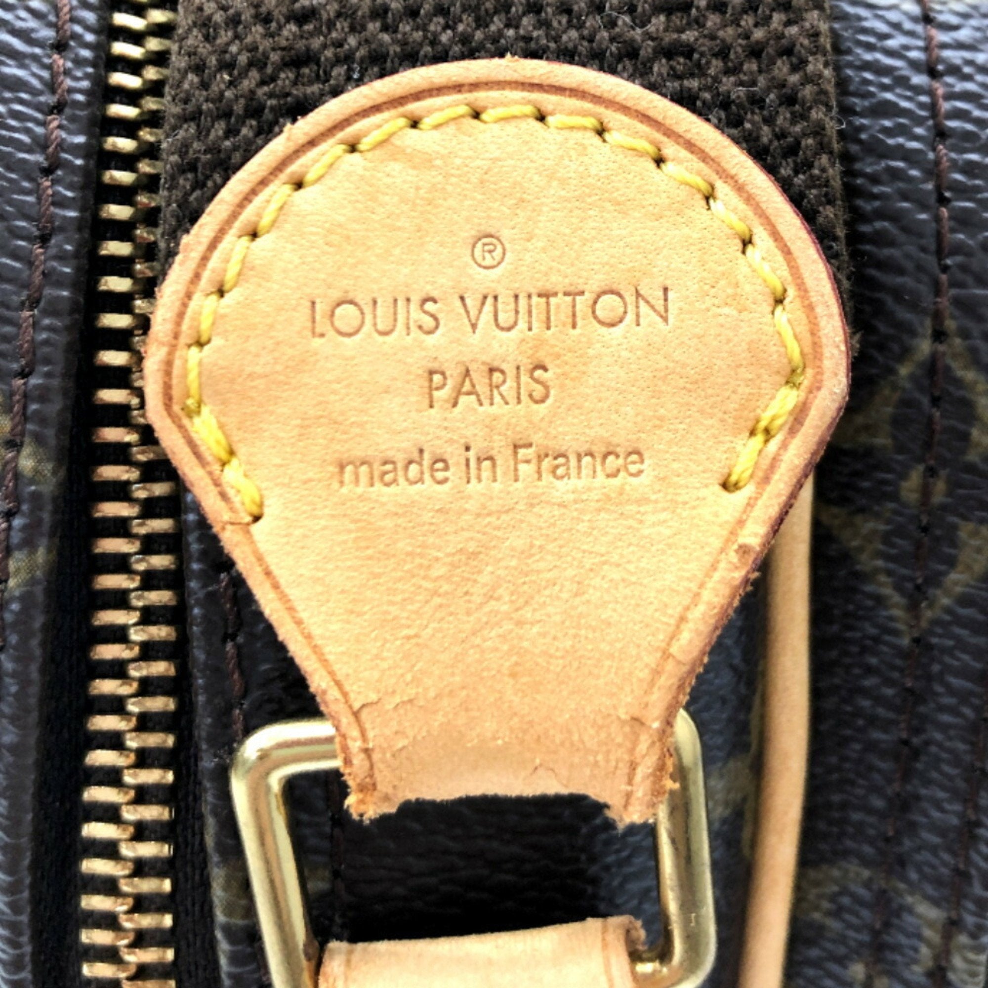 Louis Vuitton Brown Canvas Reporter shoulder bag
