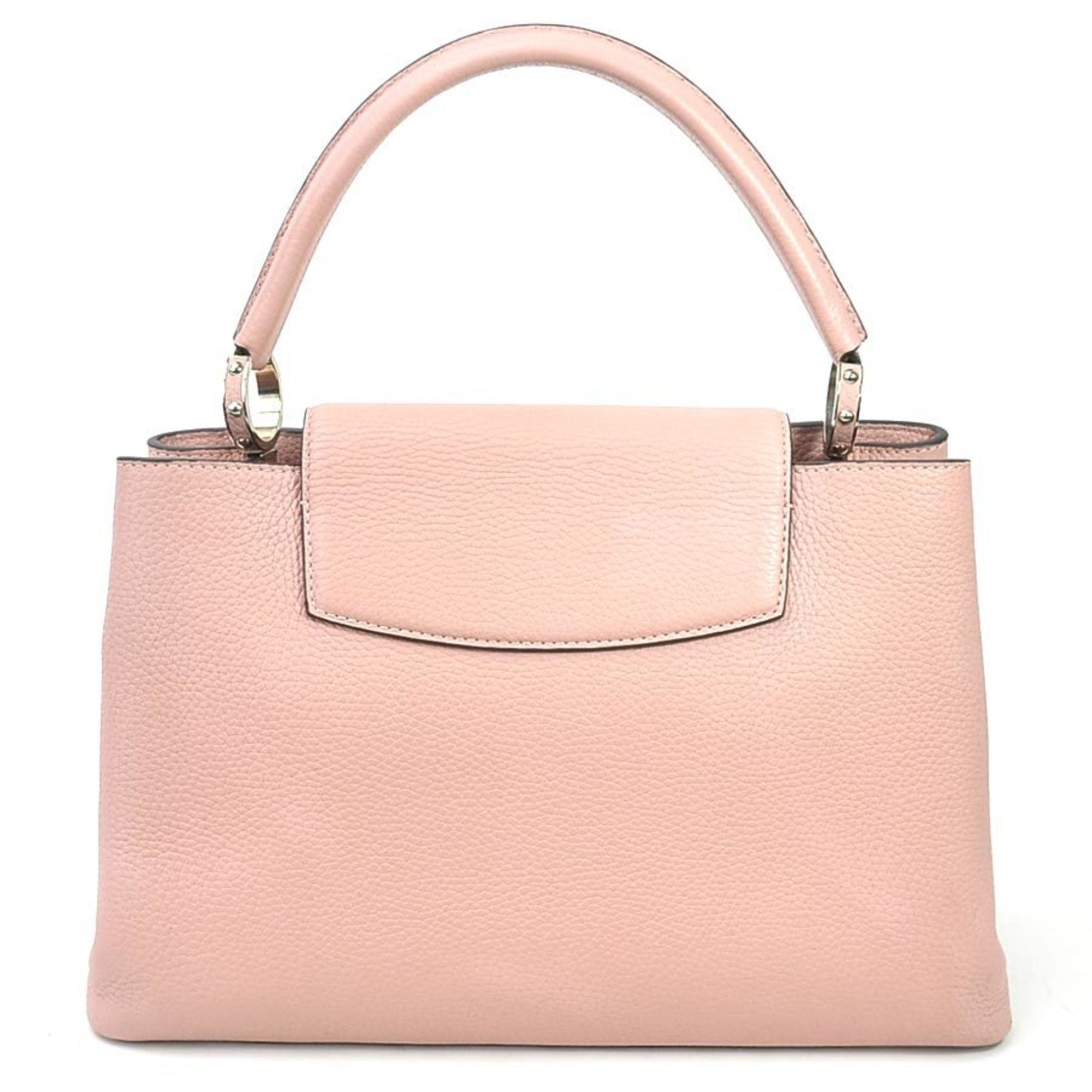 Louis Vuitton Pink Leather Capucines handbag bag