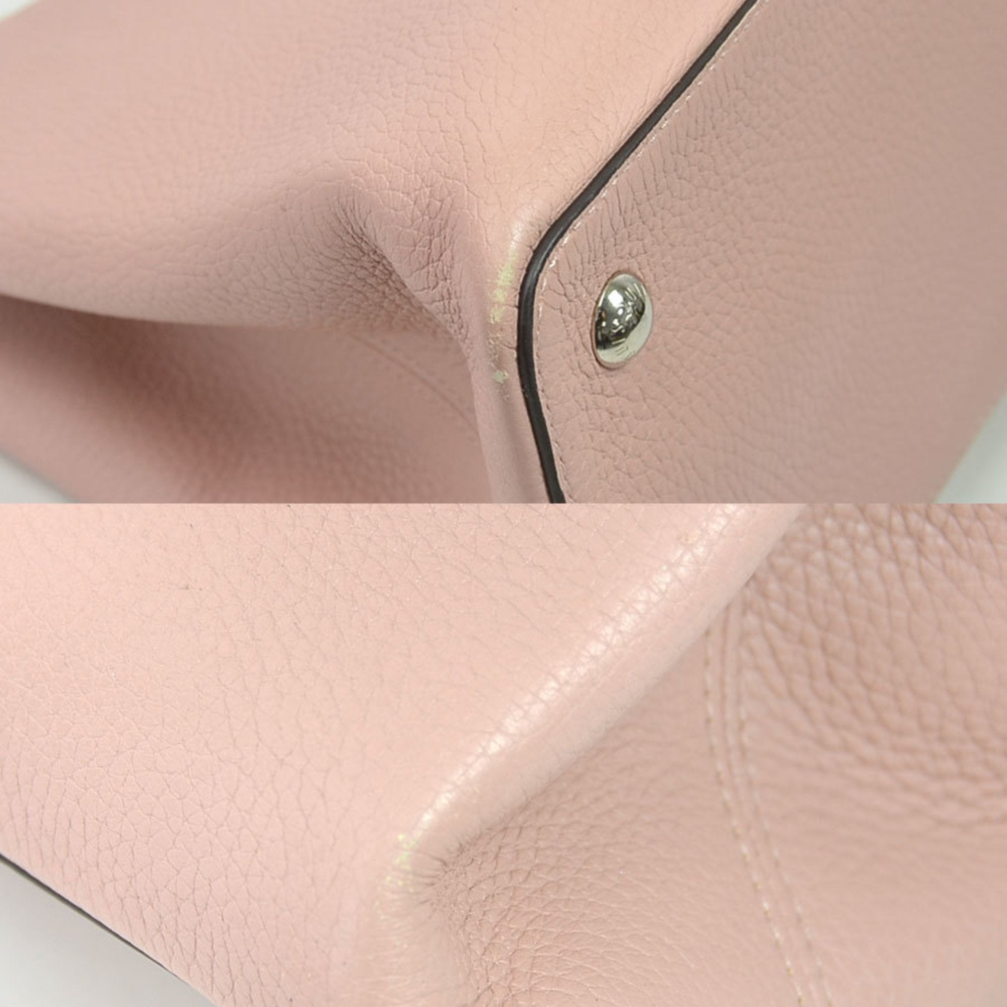 Louis Vuitton Pink Leather Capucines handbag bag