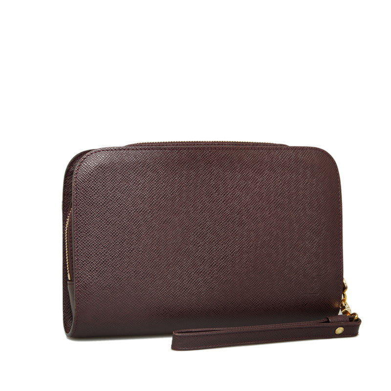Louis Vuitton Tiger Second Bag M30186 Acajou Bordeaux Leather Men Louis Vuitton