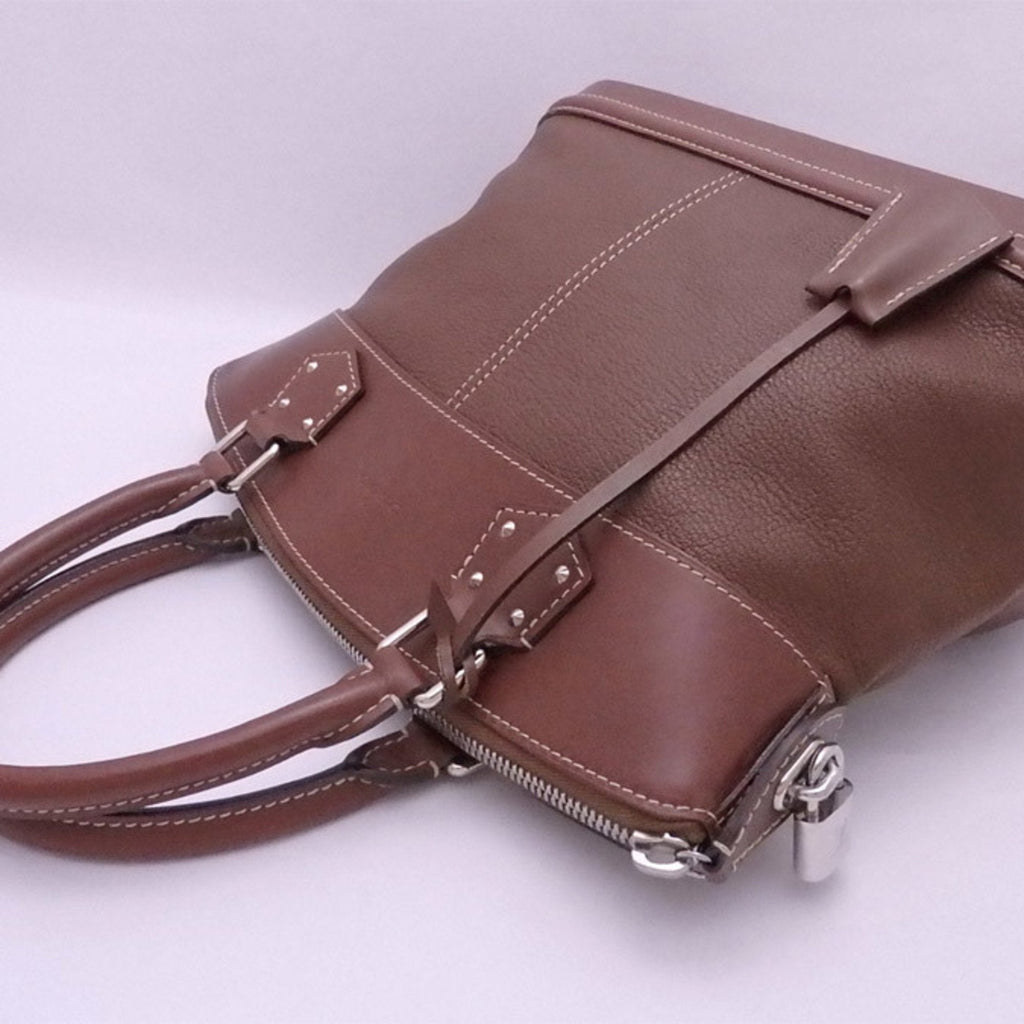 Louis Vuitton Brown Exotic leathers Suhali handbag bag