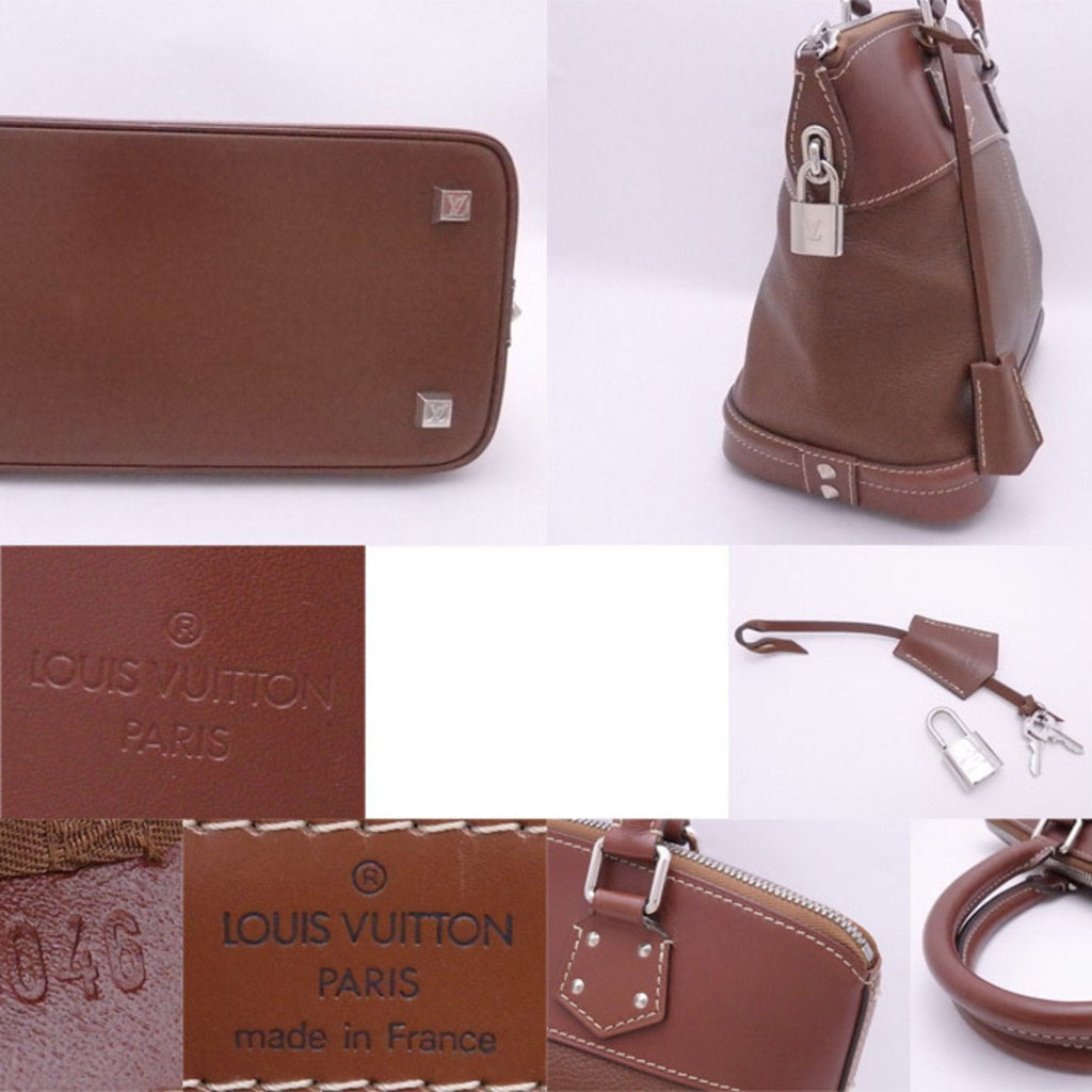 Louis Vuitton Brown Exotic leathers Suhali handbag bag