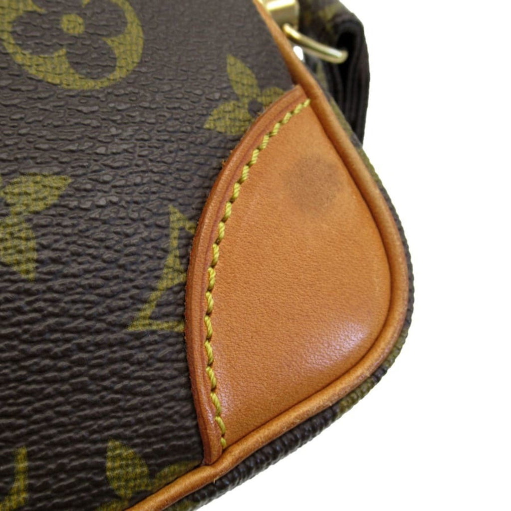 Louis Vuitton Brown Canvas Marly clutch bag