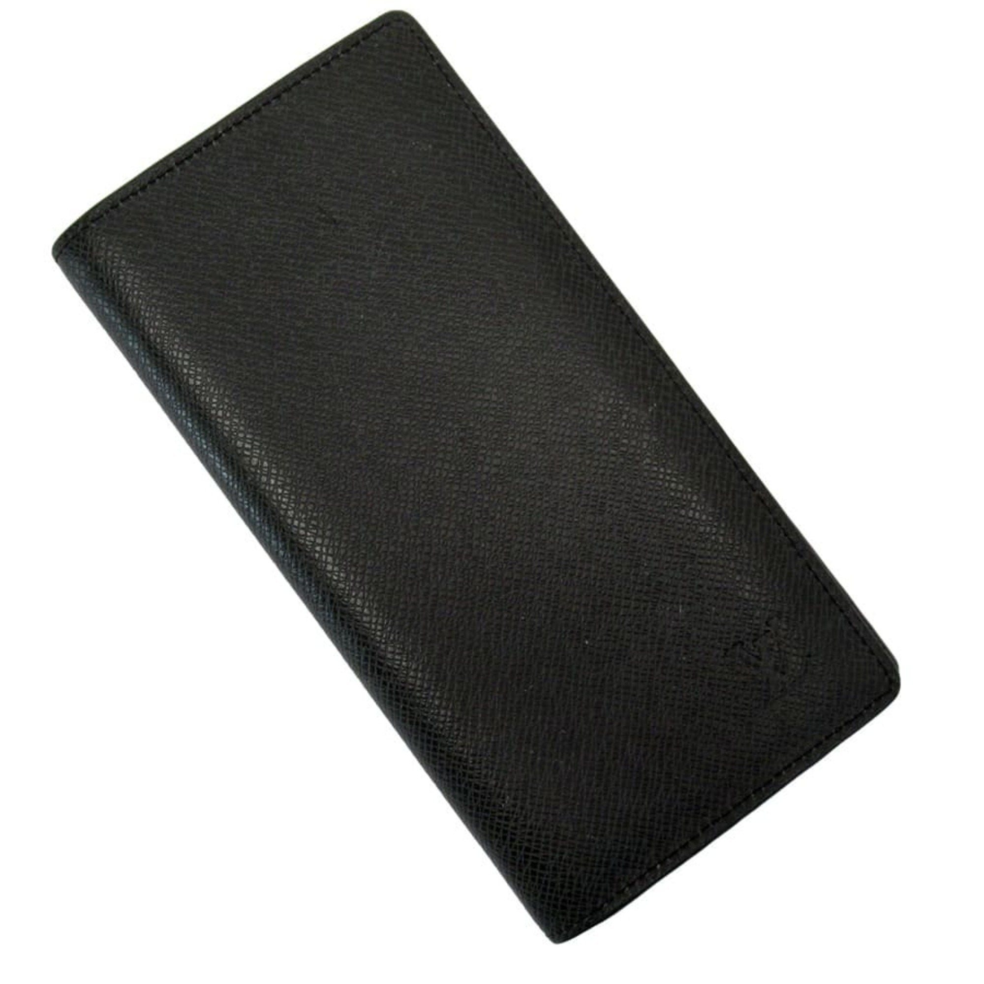 Louis Vuitton Black Leather Brazza wallet accessories