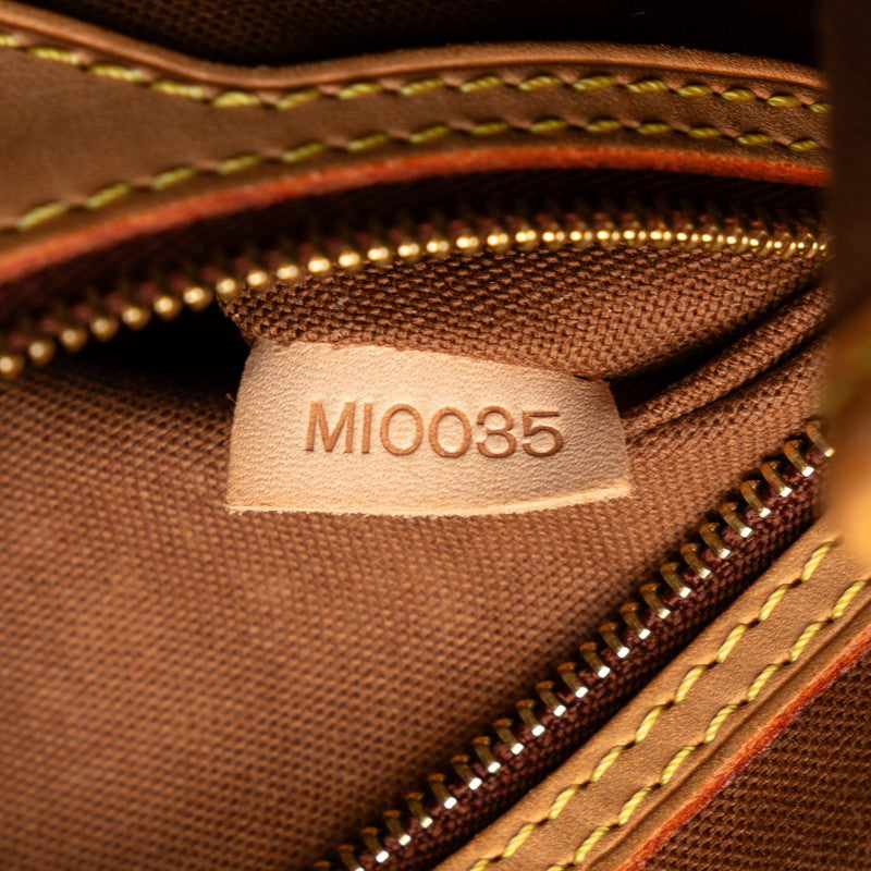Louis Vuitton Monogram M51153 Shoulder Bag PVC/Leather Brown