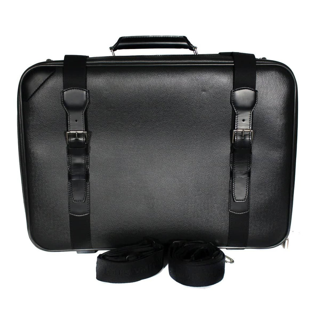 Louis Vuitton Black Leather Satellite travel bag