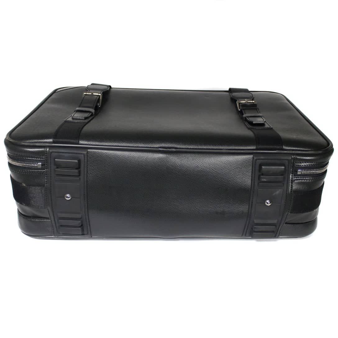 Louis Vuitton Black Leather Satellite travel bag