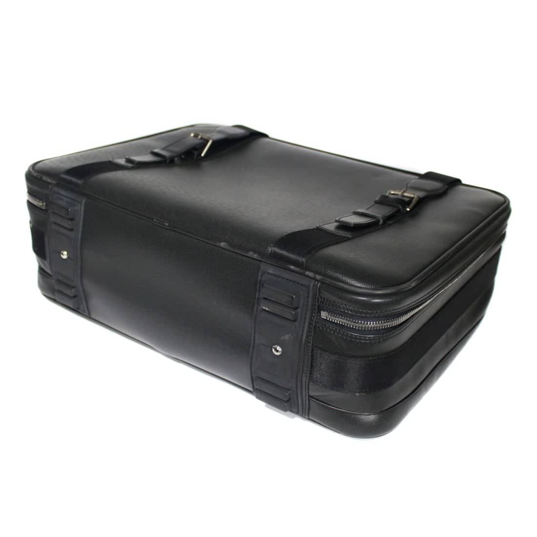 Louis Vuitton Black Leather Satellite travel bag