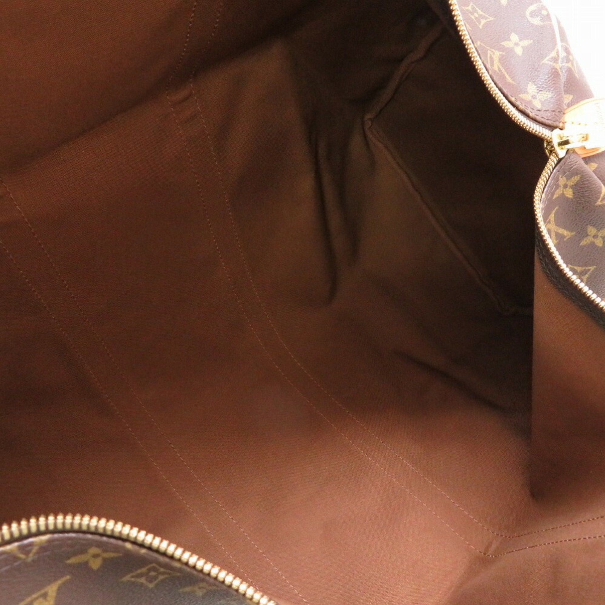 Louis Vuitton Brown Canvas Keepall 55 travel bag