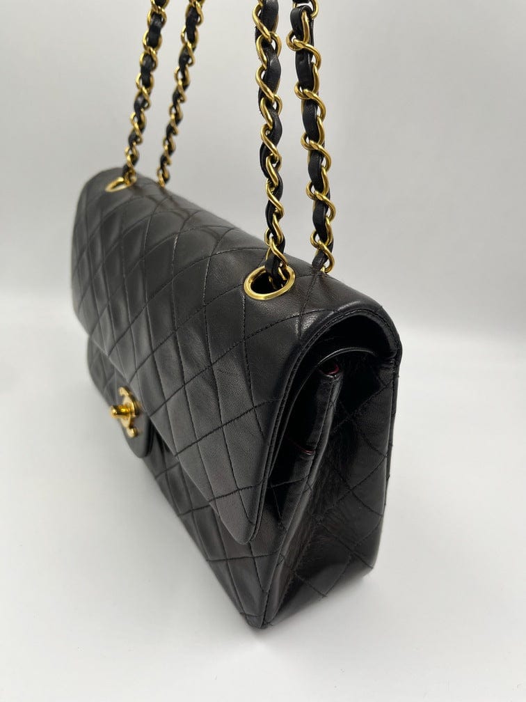Chanel Classic Double Flap Medium Bag with 24k gold plated hardware