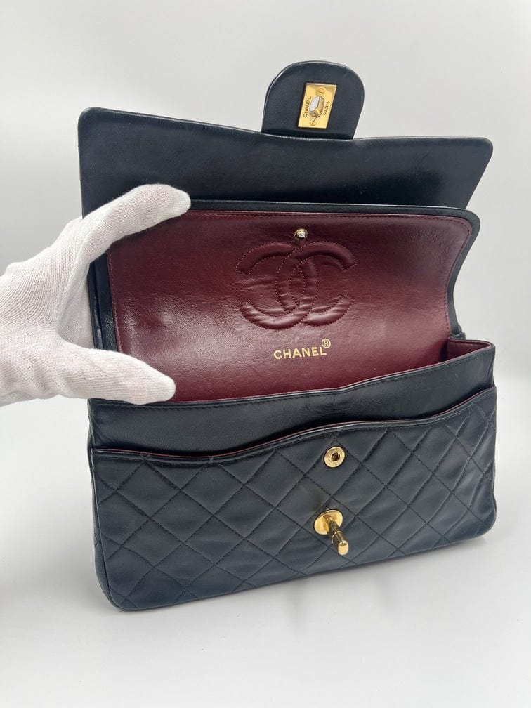 Chanel Classic Double Flap Bag with 24k gold plated hardware
