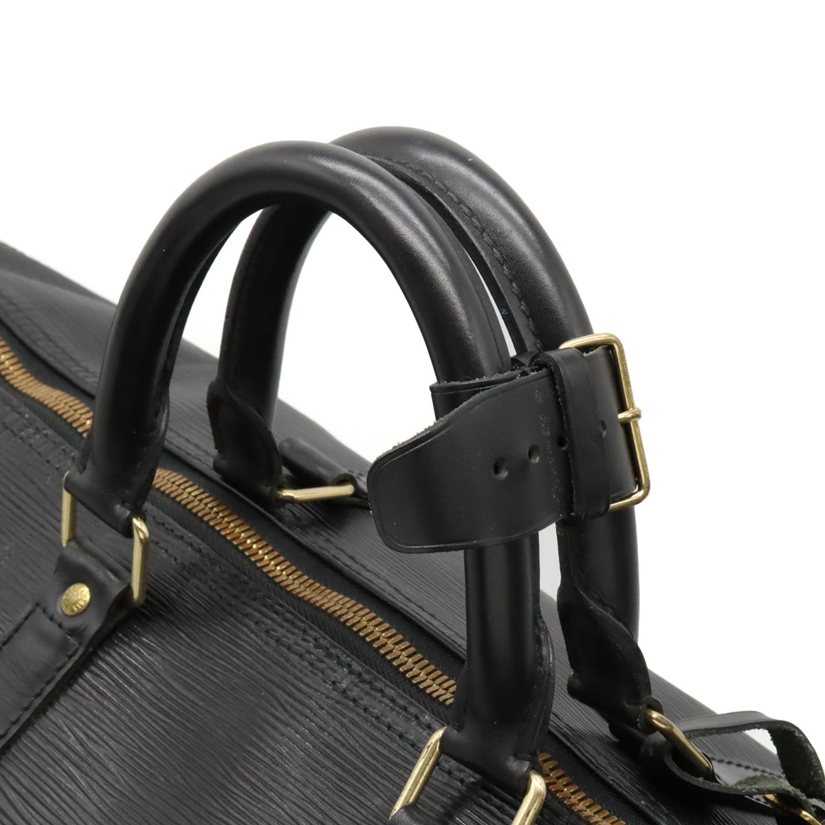 LOUIS VUITTON Louis Vuitton Epic Kypopur 55 Boston Bag Travel Bag Leather Noir Black M42952