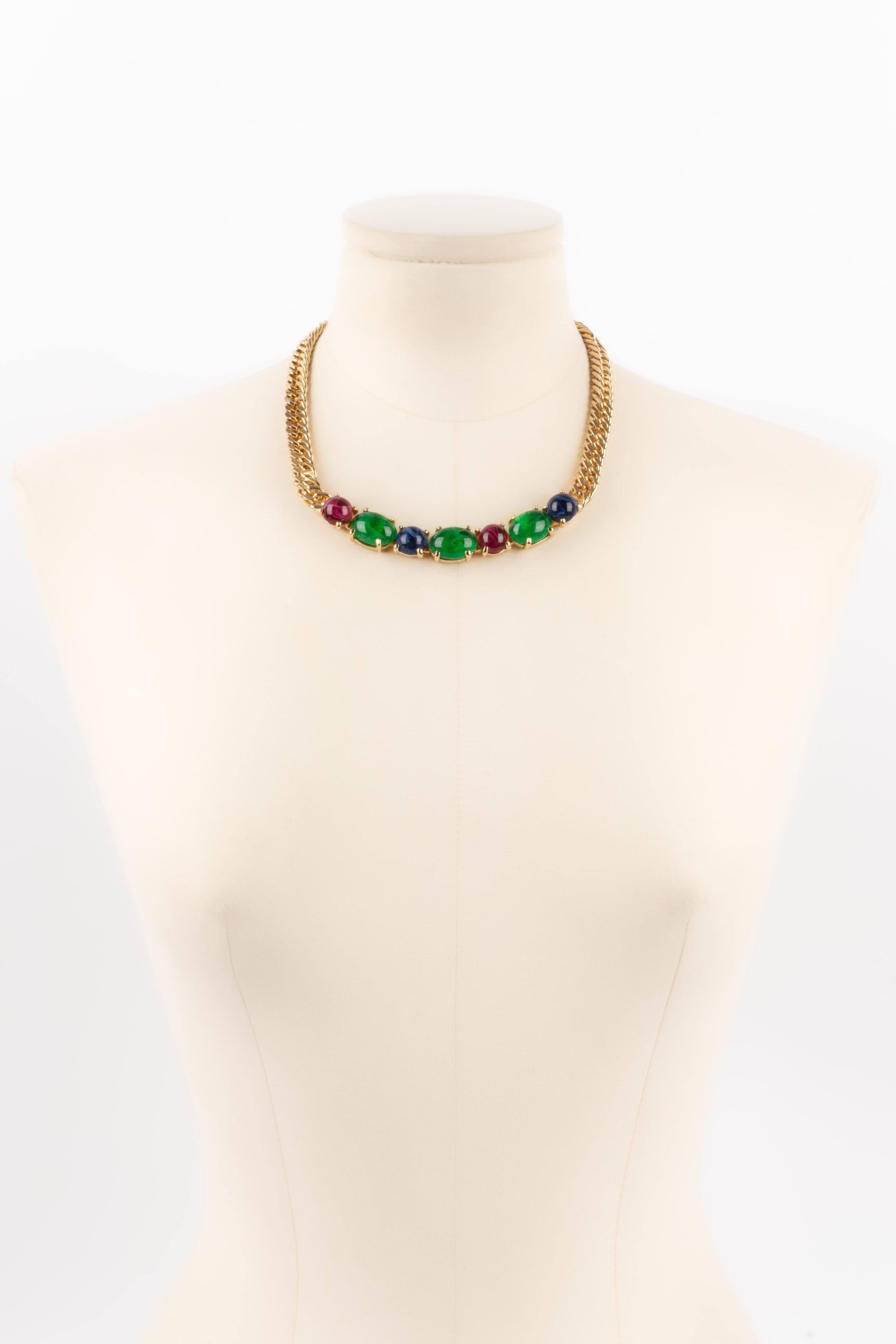 Collier court Dior