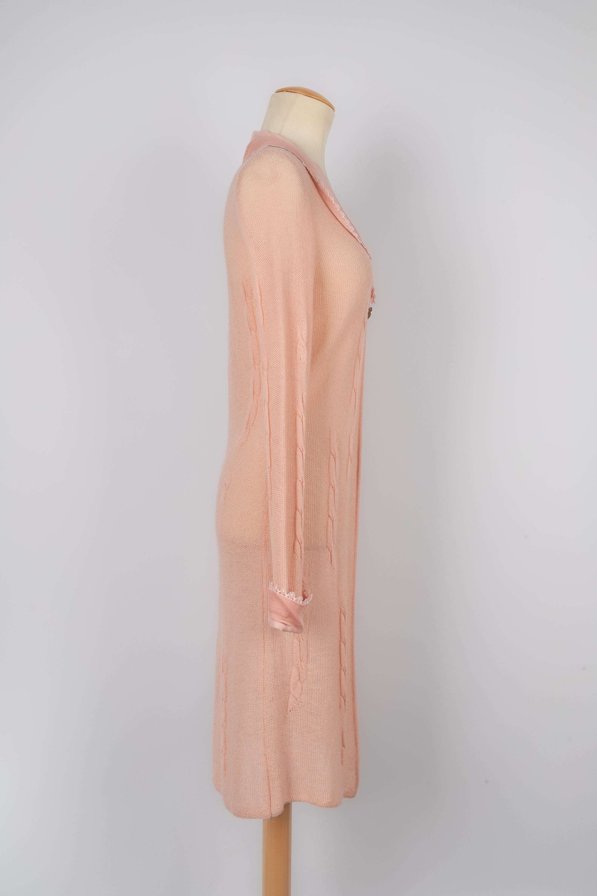 Long gilet en cachemire Dior