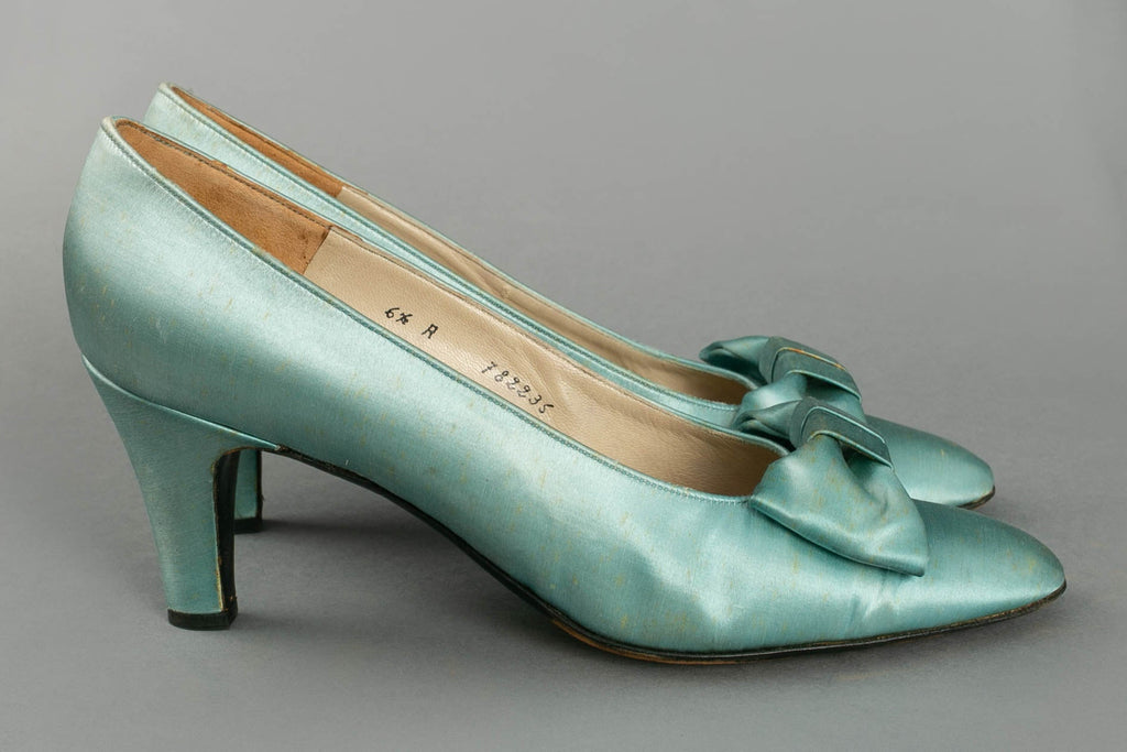 Escarpins en soie Christian Dior