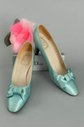 Escarpins en soie Christian Dior