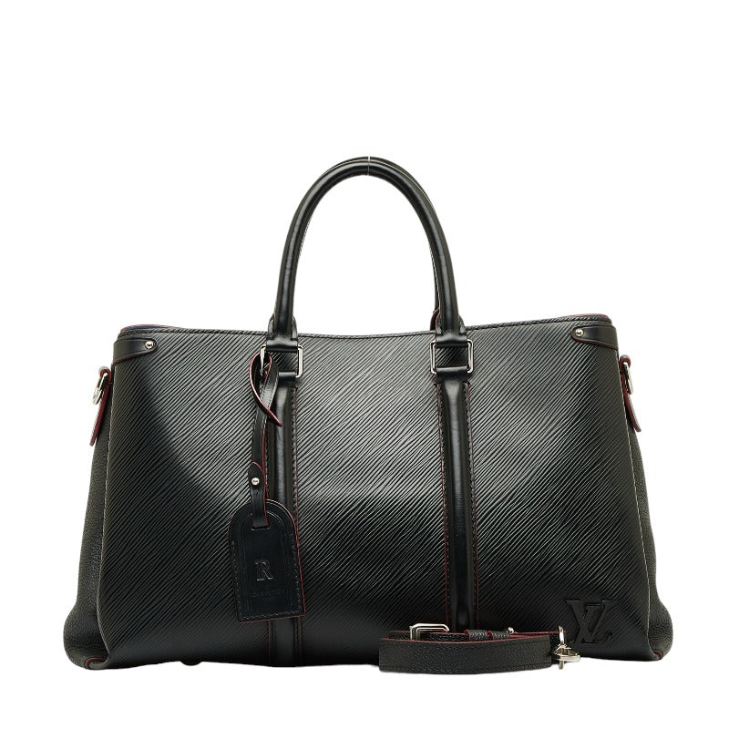 Louis Vuitton Epic Suffron NV MM Handbag Shoulder Bag 2WAY M55610 Noir Black Red Leather  Louis Vuitton
