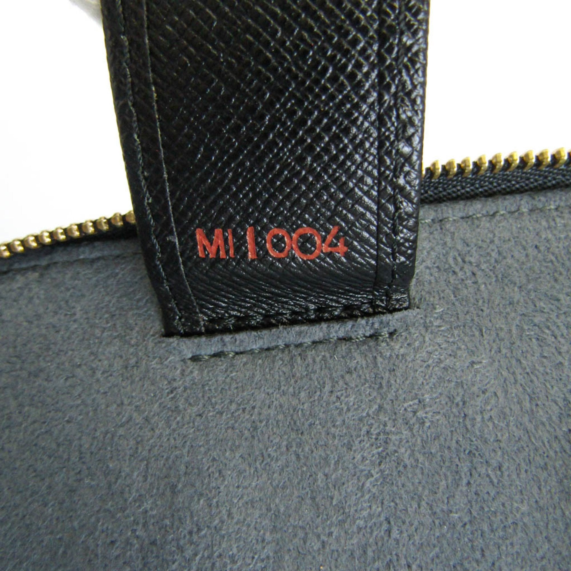 Louis Vuitton Black Leather Monte Carlo clutch bag