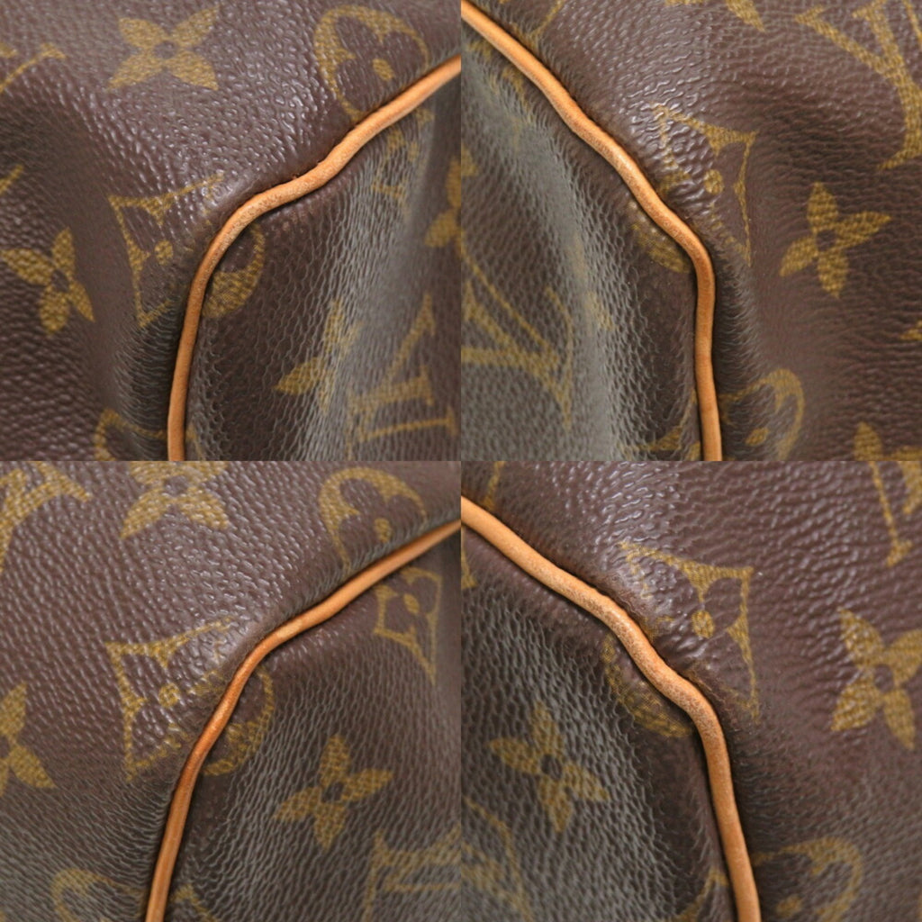 Louis Vuitton Brown Canvas Keepall 55 travel bag
