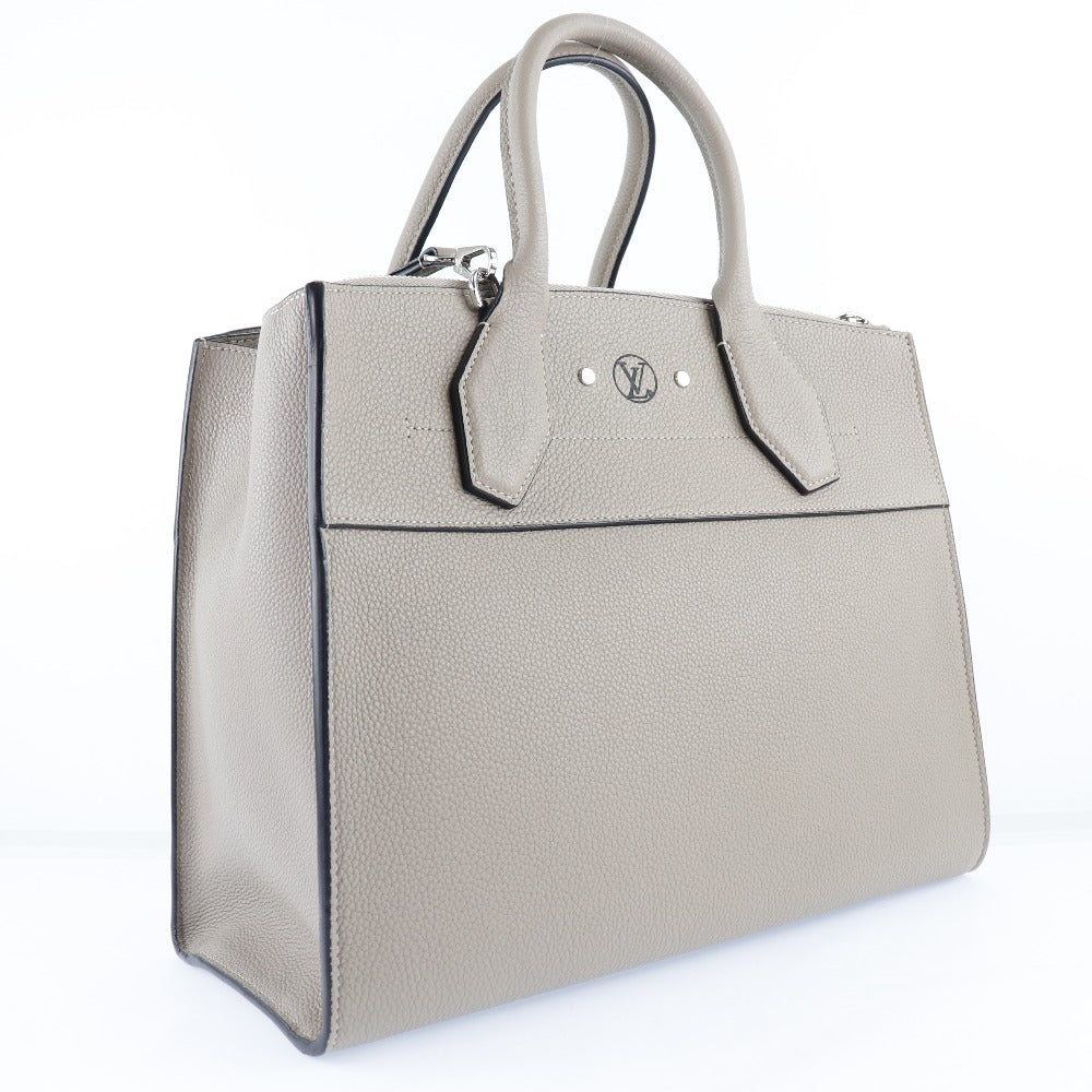 Louis Vuitton Beige Leather City steamer shoulder bag