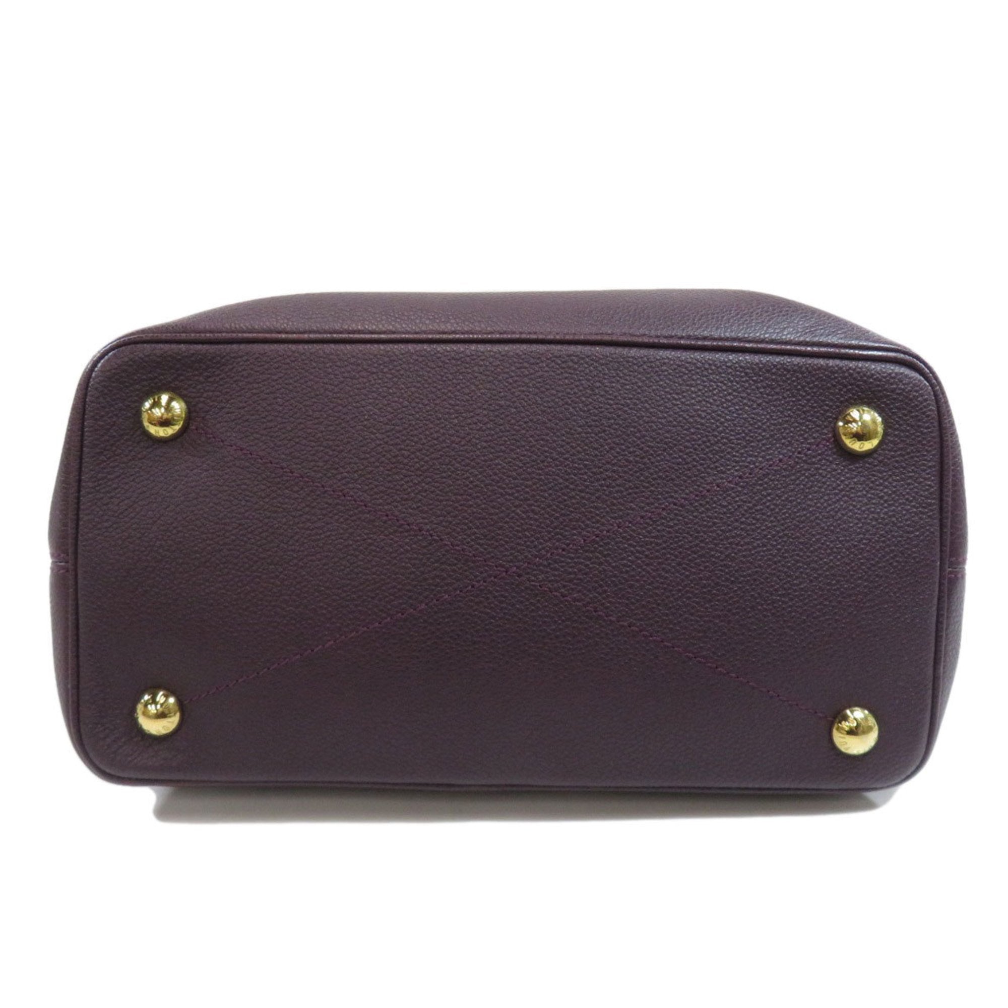 Louis Vuitton Purple Leather Citadines shoulder bag