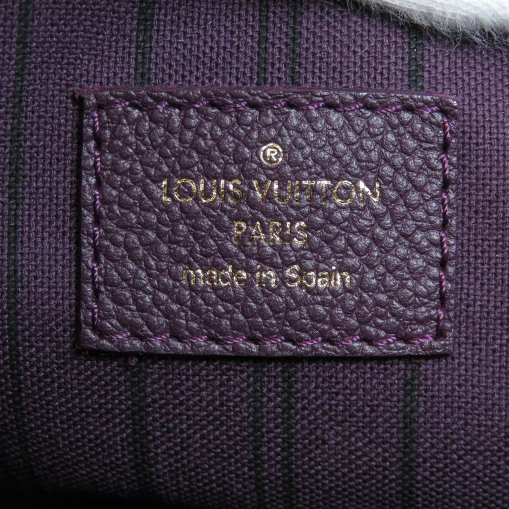 Louis Vuitton Purple Leather Citadines shoulder bag
