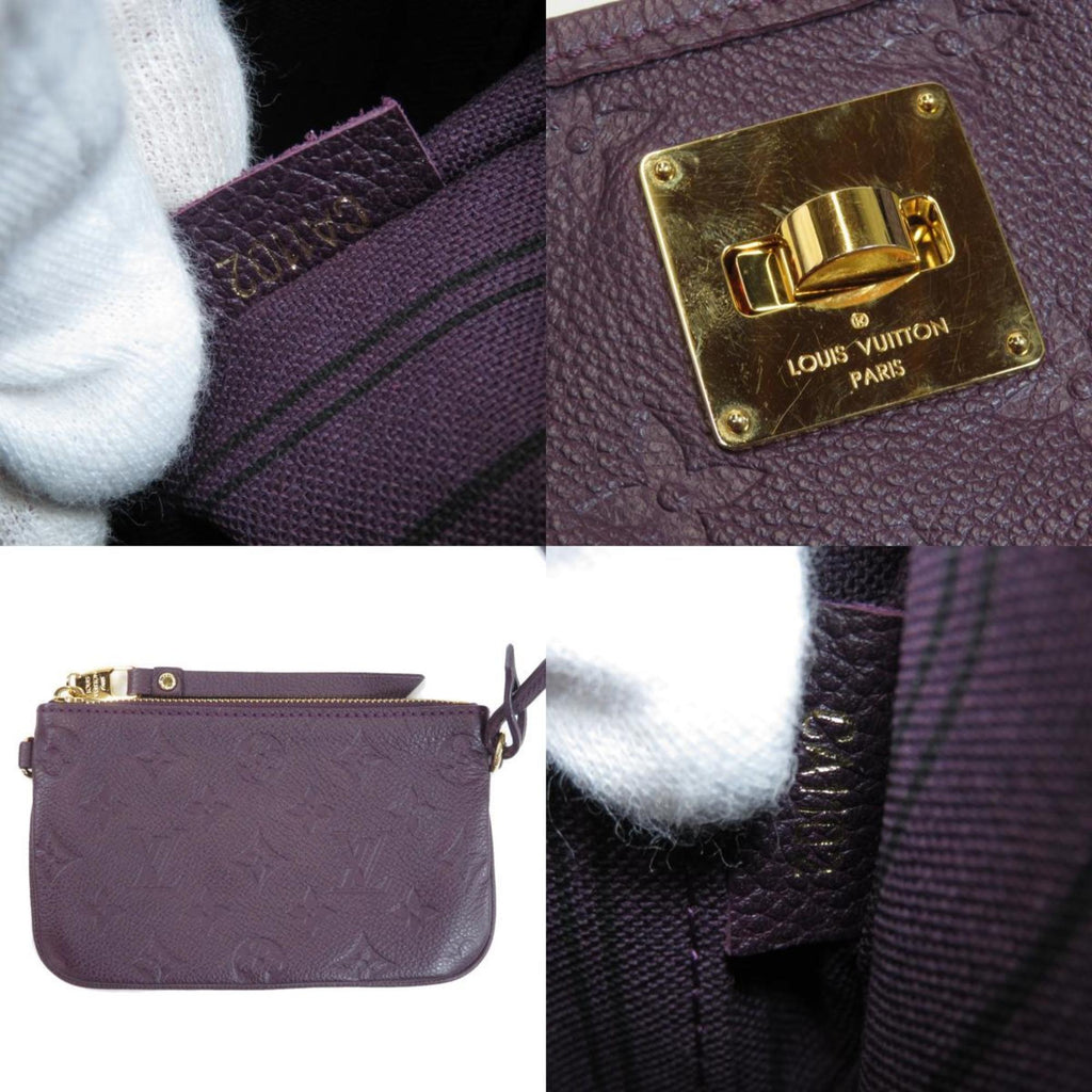 Louis Vuitton Purple Leather Citadines shoulder bag
