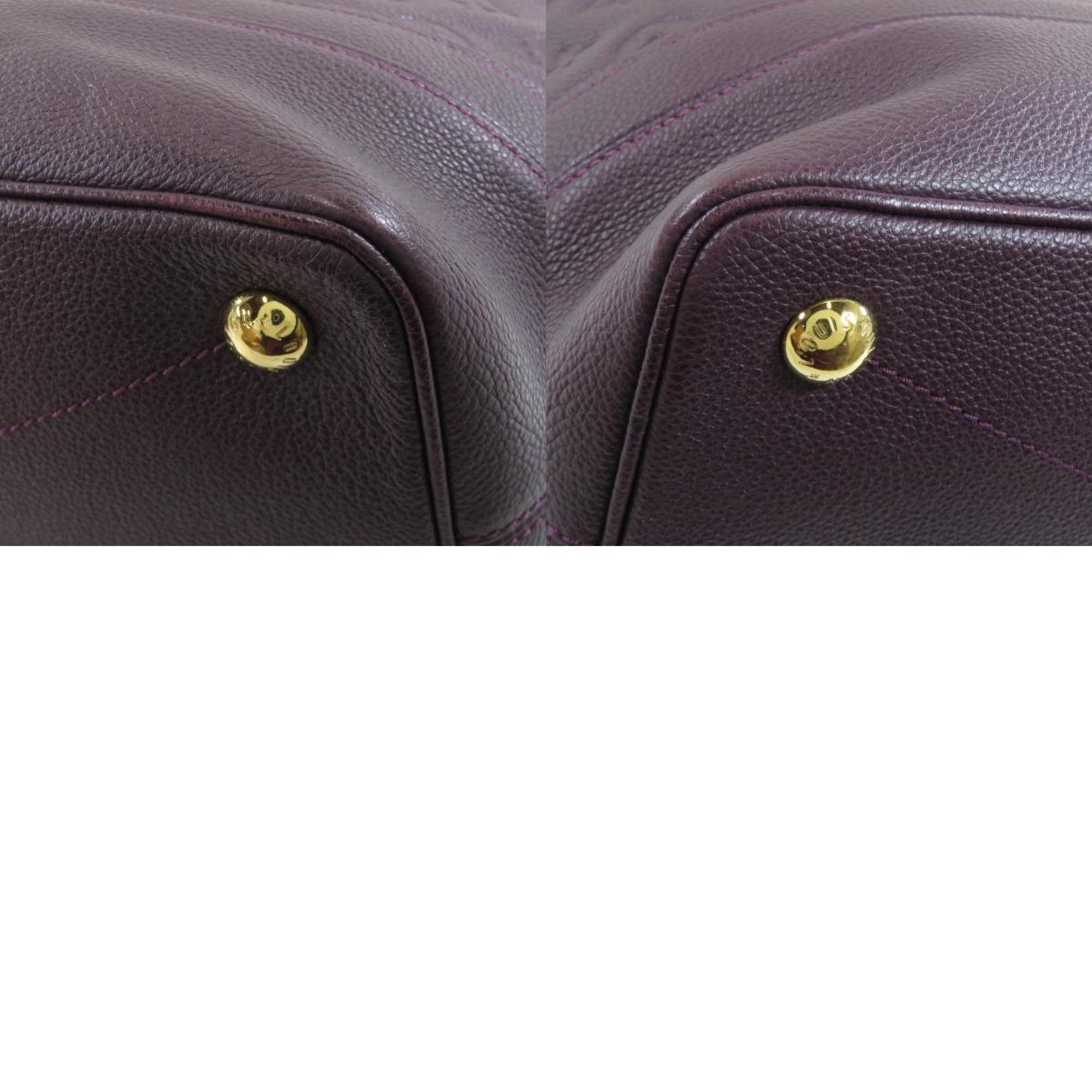 Louis Vuitton Purple Leather Citadines shoulder bag