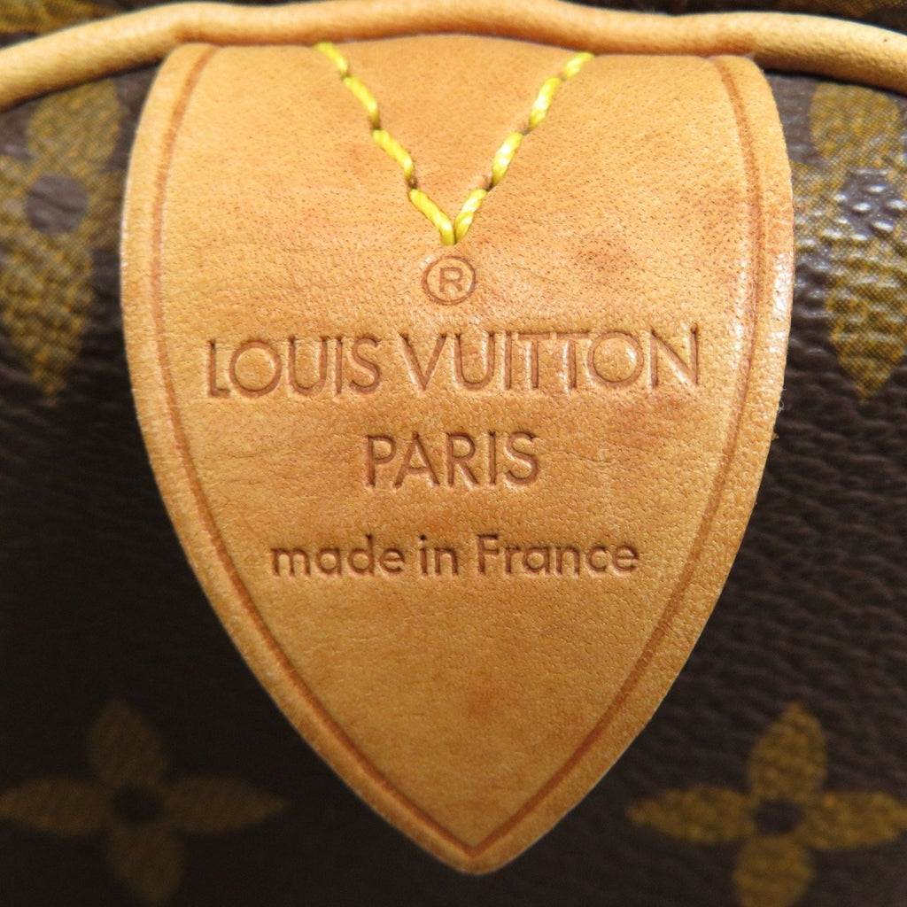 Louis Vuitton Brown Canvas Speedy 30 handbag bag