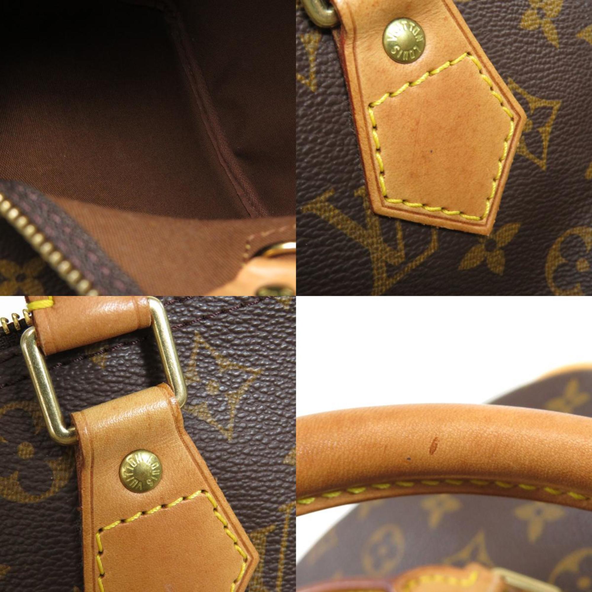 Louis Vuitton Brown Canvas Speedy 30 handbag bag