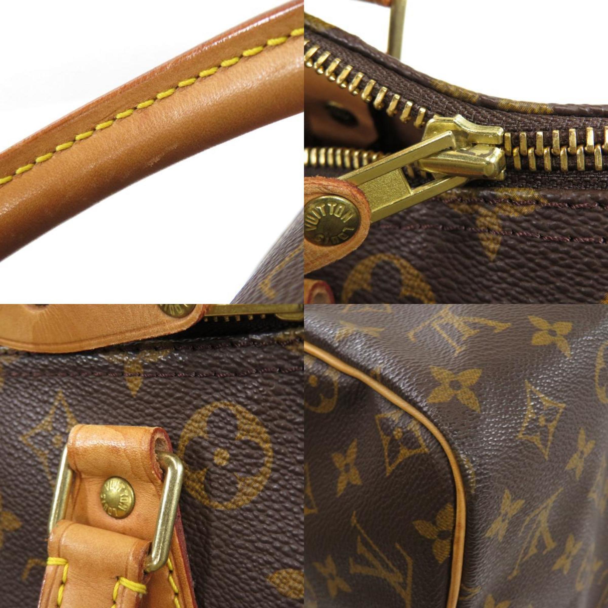 Louis Vuitton Brown Canvas Speedy 30 handbag bag