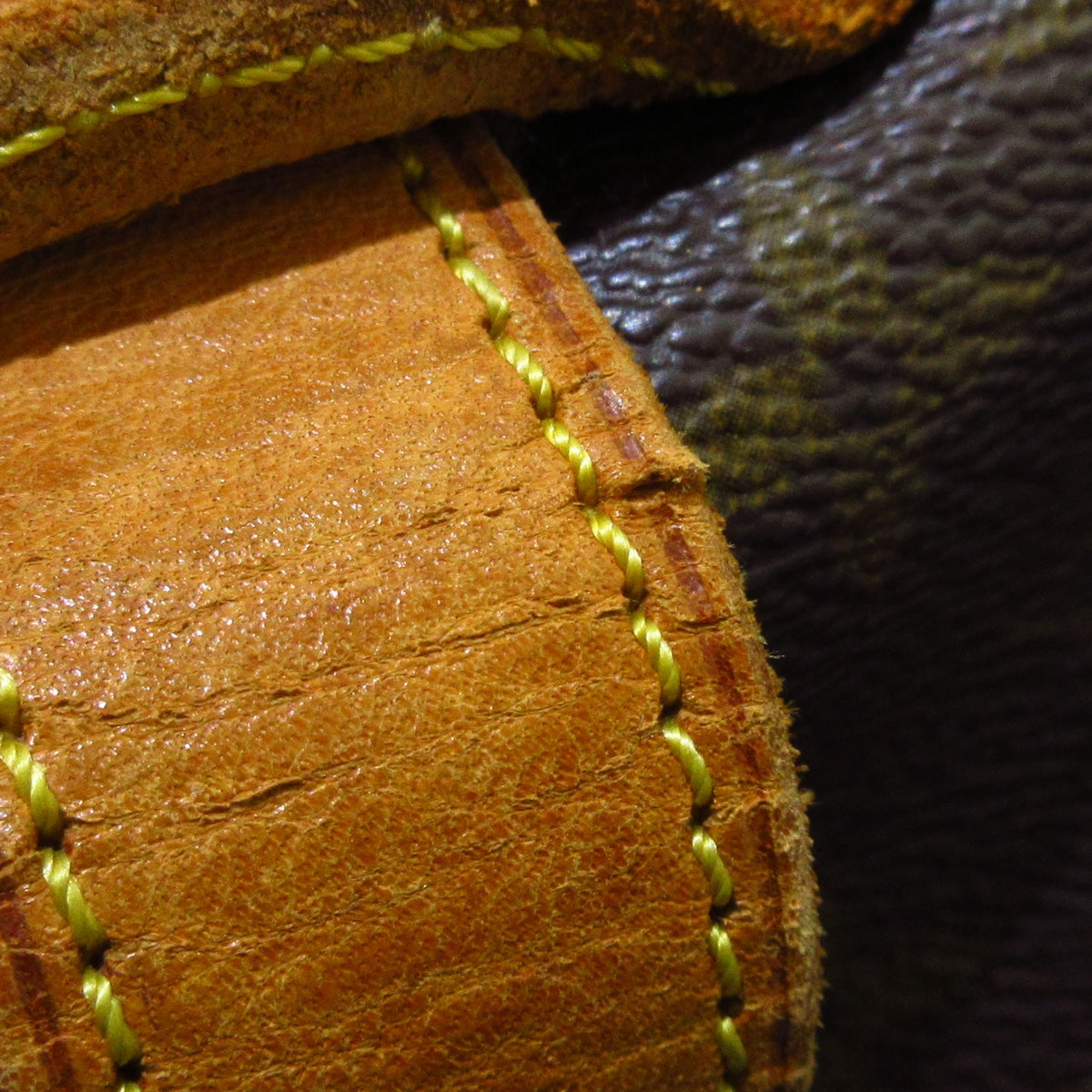 Louis Vuitton Brown Canvas Saumur shoulder bag