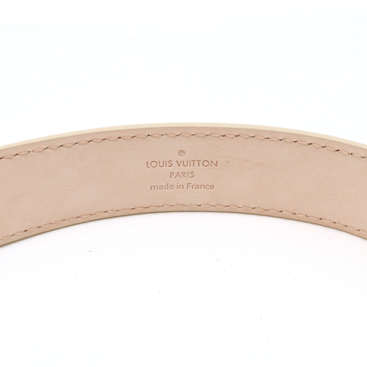 Louis Vuitton Louis Vuitton Damierazole Belt Mini 25MM #85 Gold  M9782V