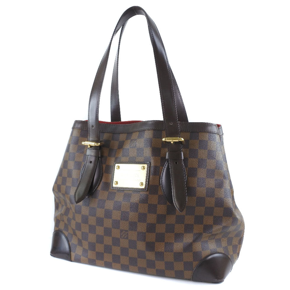 Louis Vuitton Brown Canvas Hampstead tote bag