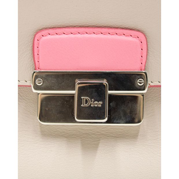 DIOR Beige & Pink ling Shoulder Bag